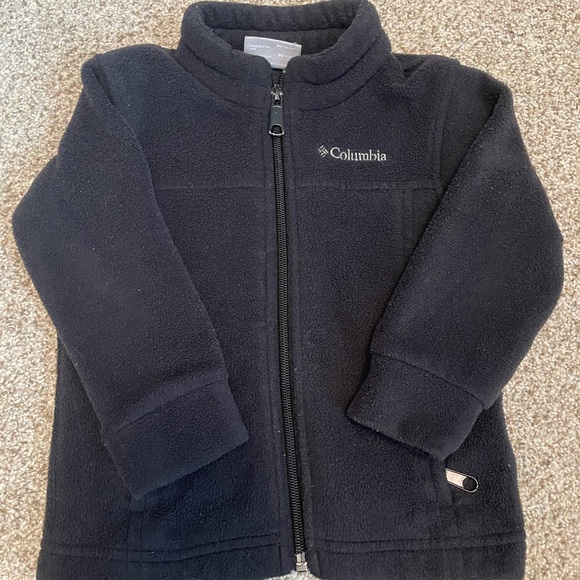 Columbia Other - Columbia Fleece Full Zip Black Jacket